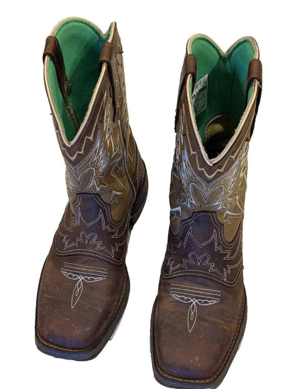 DURANGO LADY REBEL BOOTS BROWN LEATHER SZ 8